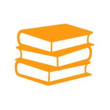 mediatalent boek symbool geel transparant